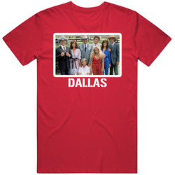 Dallas Cast Photo Tv Show 70s 80s T Shirt