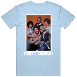 Three's Company Cast Tv Show 70s T Shirt