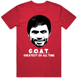 Manny Pacquiao Greatest Of All Time Goat Boxer Boxing Fan Cool T Shirt