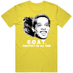 Ronaldinho Greatest Of All Time Goat Soccer Futbol Fan T Shirt