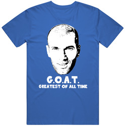 Zindedine Zidane Greatest Of All Time Goat Soccer Futbol Fan T Shirt