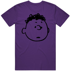Franklin Peanuts Comic Strip Cartoon Fan T Shirt
