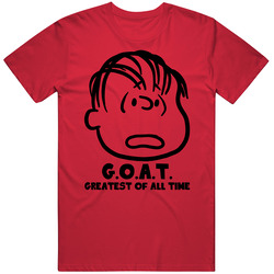 Linus Van Pelt Peanuts Comic Strip Greatest Of All Time Goat Cartoon F
