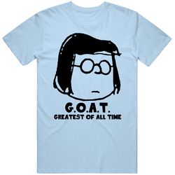 Marcie Peanuts Comic Strip Greatest Of All Time Goat Cartoon Fan T Shi