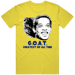 Ronaldinho Greatest Of All Time Goat Soccer Futbol Fan Cool T Shirt