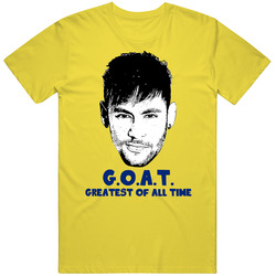 Neymar Greatest Of All Time Goat Soccer Futbol Fan Cool T Shirt