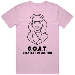 Daphne Scooby Doo Greatest Of All Time Goat Cartoon Fan T Shirt