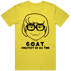 Velma Scooby Doo Greatest Of All Time Goat Cartoon Fan T Shirt