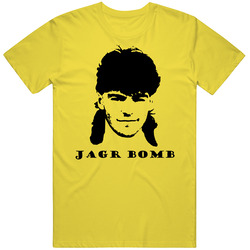 Jaromir Jagr Bomb Pittsburgh Hockey Sports Fan T Shirt