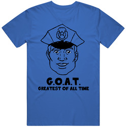 Longarm Cops Character Greatest Of All Time Goat 80s Cartoon Fan T Shi