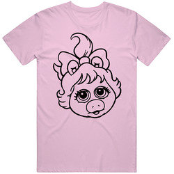 Baby Piggy Muppet Babies 80s Cartoon Fan T Shirt