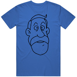 Chief Quimby Inspector Gadget Character 80s Cartoon Fan T Shirt