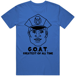 Longarm Cops Character Greatest Of All Time Goat 80s Cartoon Fan T Shi
