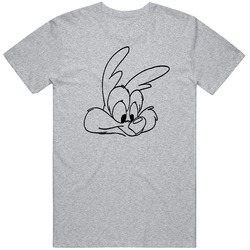 Calamity Coyote Tiny Toons Character 90s Cartoon Fan T Shirt