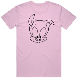 Hampton Pig Tiny Toons Character 90s Cartoon Fan T Shirt