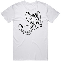 Pinky And The Brain Cartoon Character 90s Cartoon Fan T Shirt