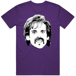 White Goodman Big Head Dodge Ball Movie Ben Stiller Fan T Shirt