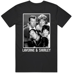 Laverne & Shirley Tv Show Cast Photo 70s T Shirt