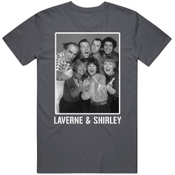 Laverne & Shirley Tv Show Cast Photo 70s Cool T Shirt