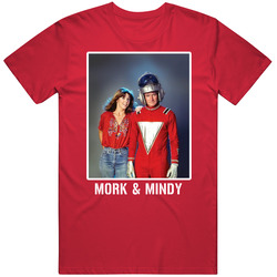 Mork & Mindy Cast Photo 70s 80s Tv Show T Shirt