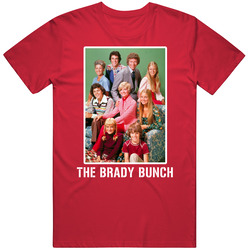The Brady Bunch Cast Photo 70s Tv Show T Shirt