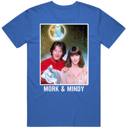 Mork & Mindy Cast Photo 70s 80s Robin Williams Tv Show T Shirt