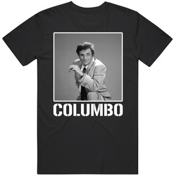 Columbo Tv Show Cast Photo Fan Peter Falk T Shirt