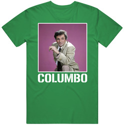 Columbo Tv Show Cast Photo Peter Falk T Shirt