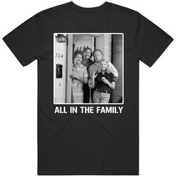 All In The Family Cast Tv Show Fan Archie Bunker T Shirt