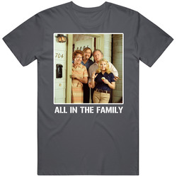 All In The Family Cast Photo Tv Show Fan Archie Bunker T Shirt