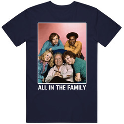 All In The Family Cast Photo Tv Show T Shirt
