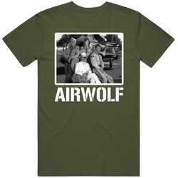 Airwolf Tv Show 80s Retro Fan T Shirt