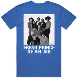 Fresh Prince Of Bel-air Tv Show Cast Photo Fan T Shirt