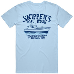 Gilligan's Island Skipper's Boat Tours Tv Show Fan T Shirt