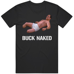 George Costanza Buck Naked Seinfeld Tv Show Fan T Shirt
