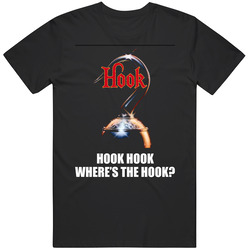 Hook Where's The Hook Movie 90s Fantasy T Shirt