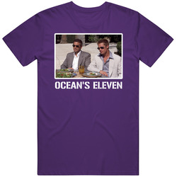 Ocean's Eleven Movie Clooney Pitt Cool Fan T Shirt