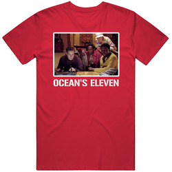 Ocean's Eleven Movie Pitt Clooney Fan T Shirt