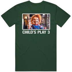 Child's Play 3 Horror Movie Doll Chucky Scary Fan T Shirt