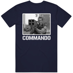 Commando Schwarzenegger Action Movie Fan T Shirt