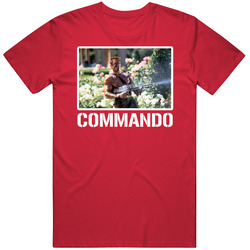 Commando Schwarzenegger Movie Fan T Shirt