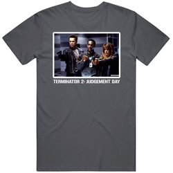 Terminator 2 Schwarzenegger Movie Fan T Shirt