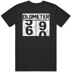 Oldometer 59 60 Birthday Age Getting Old Funny T Shirt