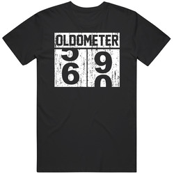 Oldometer 59 60 Birthday Age Getting Old Funny Cool T Shirt