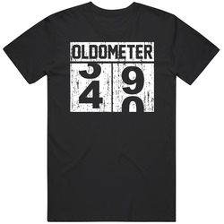 Oldometer 39 40 Birthday Age Getting Old Funny Cool T Shirt