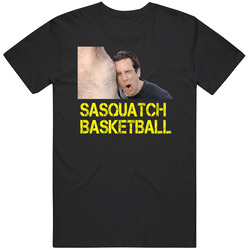Along Came Polly Sasquatch Basketball Movie Cool Fan T Shirt