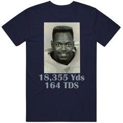 Emmitt Smith Dallas Rushing Stats Football T Shirt
