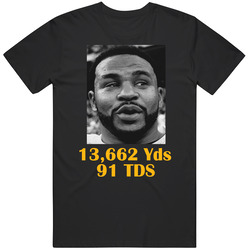 Jerome Bettis Pittsburgh Rushing Stats Football Fan T Shirt