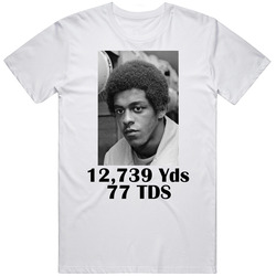 Tony Dorsett Dallas Football Rushing Stats Fan T Shirt
