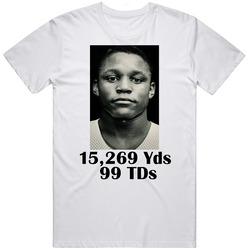 Barry Sanders Detroit Football Rushing Stats Fan T Shirt